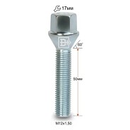 Болт M12x1.5 S50 H17 Zn конус Вектор 075196 Z