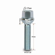 Болт M12x1.5 S45 H17 Zn сфера R13 Вектор 085177 Z